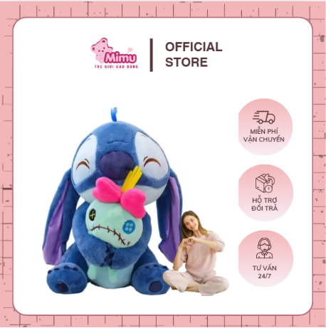 Gấu bông big size Mimu - Stitch 80cm